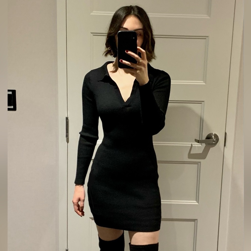 PrettyLittleThing Black Mini Dress